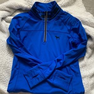 VS Pink quarterzip top